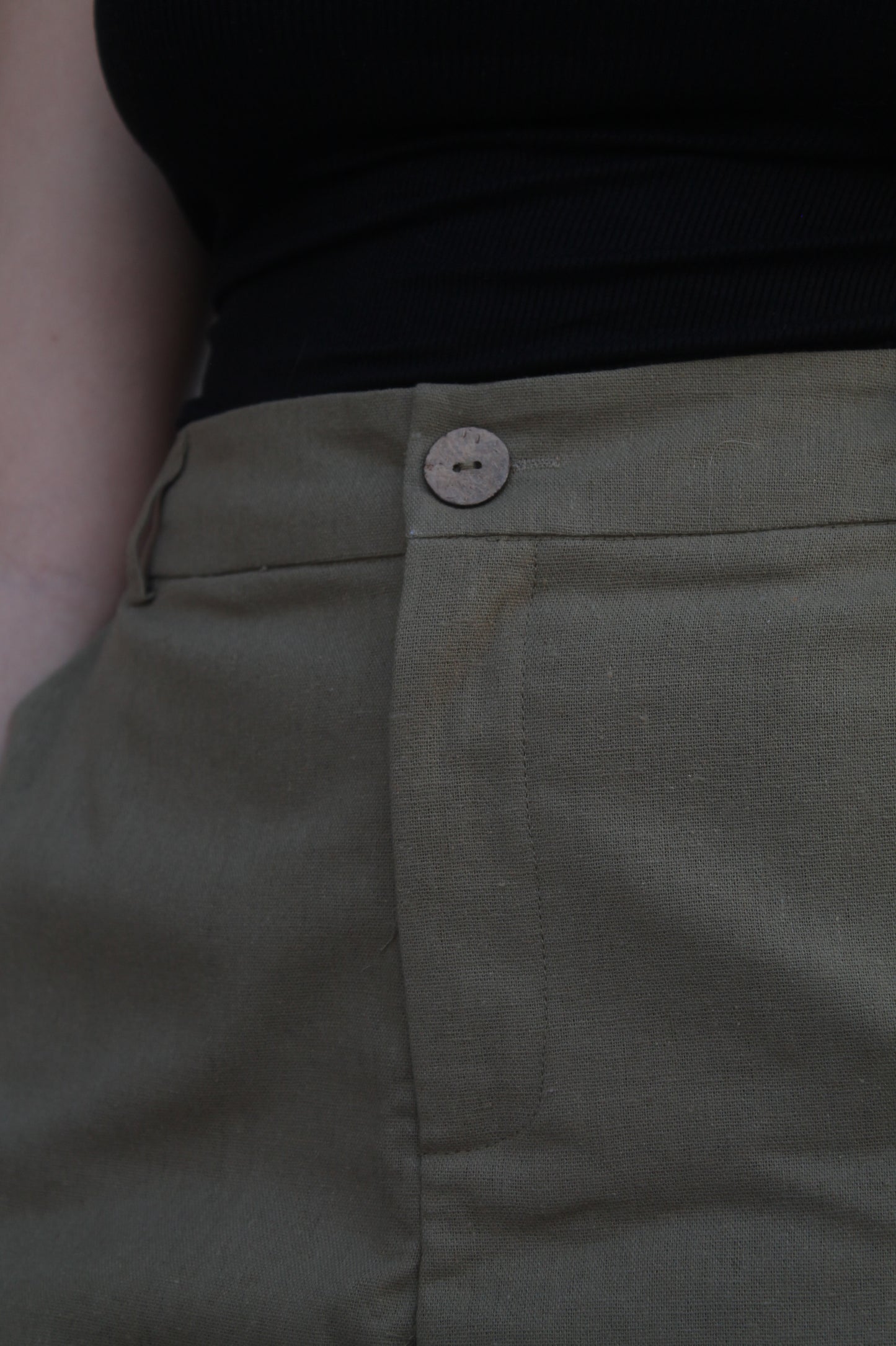 Jupe-short Kaki Vibes