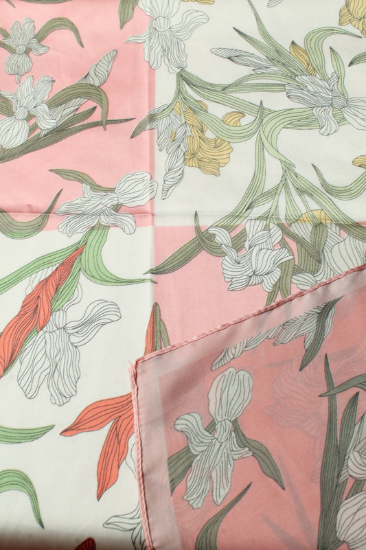 Carré Floraison Pastel