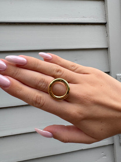 Bague Ajustable Alba - Acier inoxydable