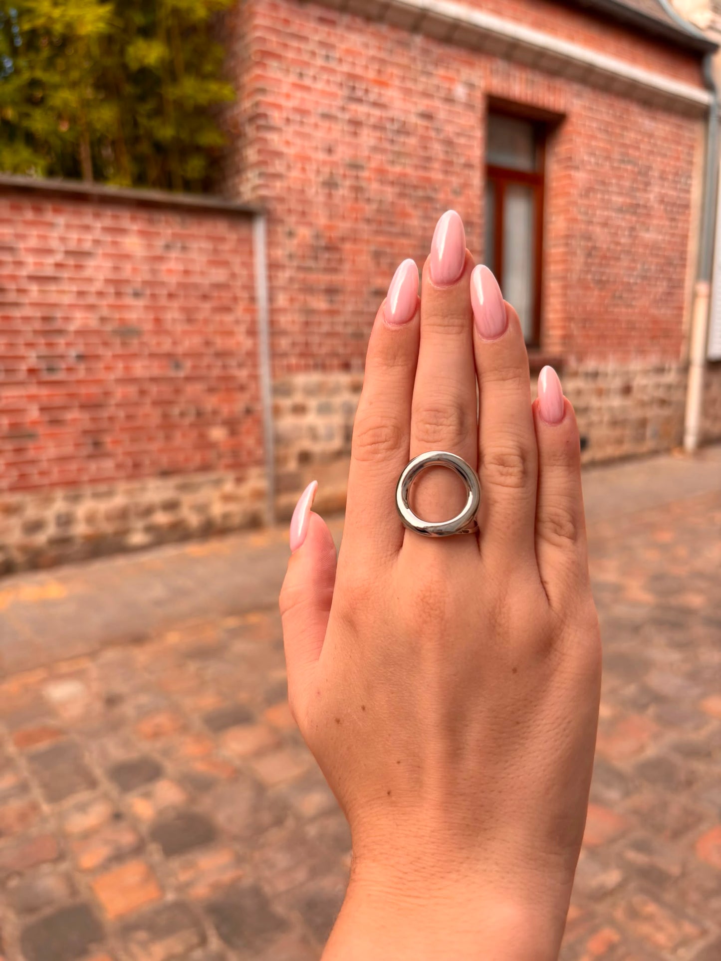 Bague Ajustable Alba - Acier inoxydable