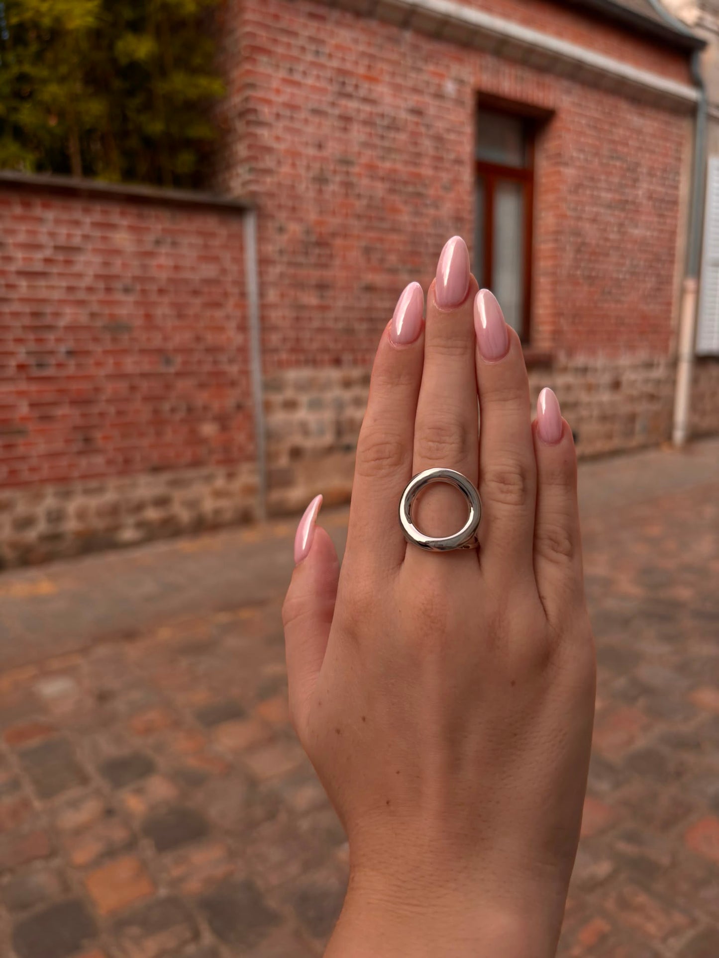 Bague Ajustable Alba - Acier inoxydable