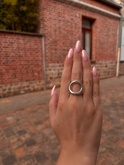 Bague Ajustable Alba - Acier inoxydable