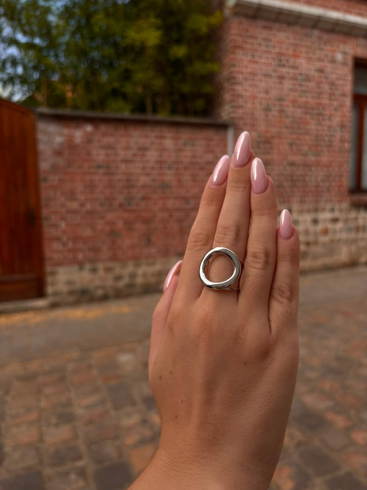 Bague Ajustable Alba - Acier inoxydable