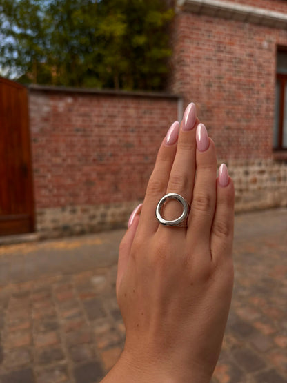 Bague Ajustable Alba - Acier inoxydable
